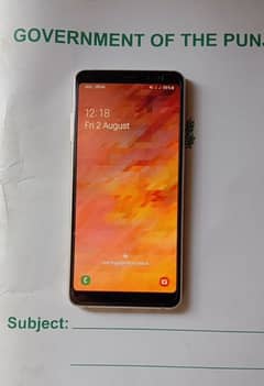 Samsung A8plus 10/10 condition. 0301-7575888