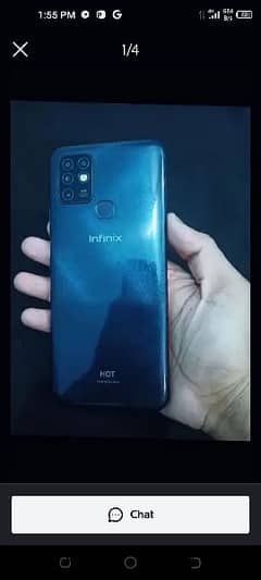 infinix HoT 10.4gb. 64gb. 6000. mah btry box paik oky mobile