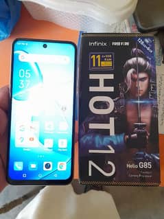 infinix hot 12 6/128 full box gaming phone no open no repairs