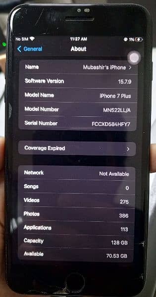 iPhone 7 plus jv 128gb non pta 2