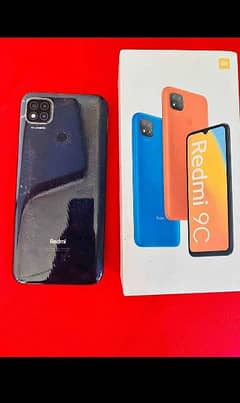 xiaomi Redmi 9c 3/64 cmplte box PTA opproved