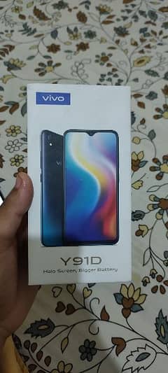 Vivo 91d  with box and charger 2 jp Ram and 32 jg memory