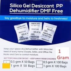 Silica Gel (Beads) 1 grm pouch