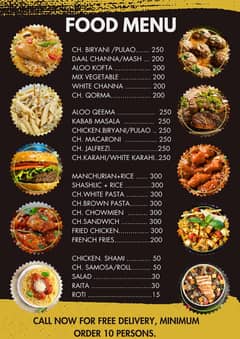 Food delivery service in Lahore.