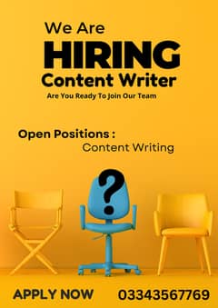 Need Urgent Hiring For Content Writer