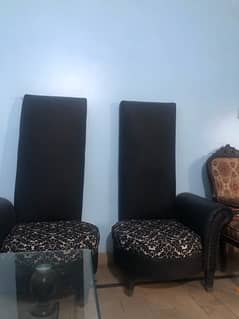 BLACK SOFA SET