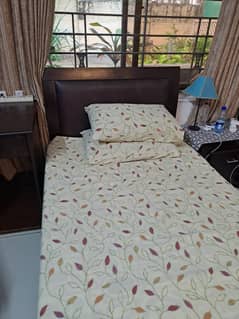 Bed Set with Materesses & other house Hold Accessories