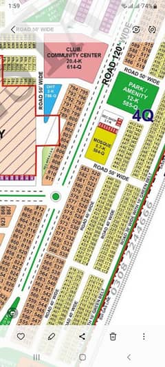 Back main 150ft road plot for sale