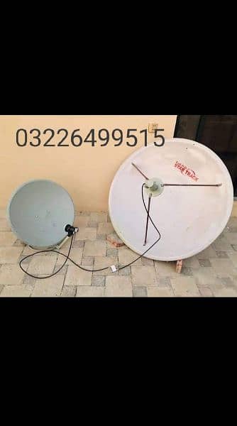 8 Dish antenna TV and service all world 03226499515 0