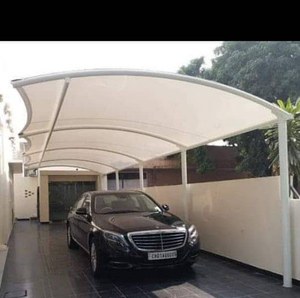 Tensile Car Parking Structure | Parking Shades | Cafe Roofing 4