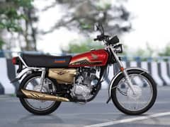 HONDA 125 RED GOLD S. E.