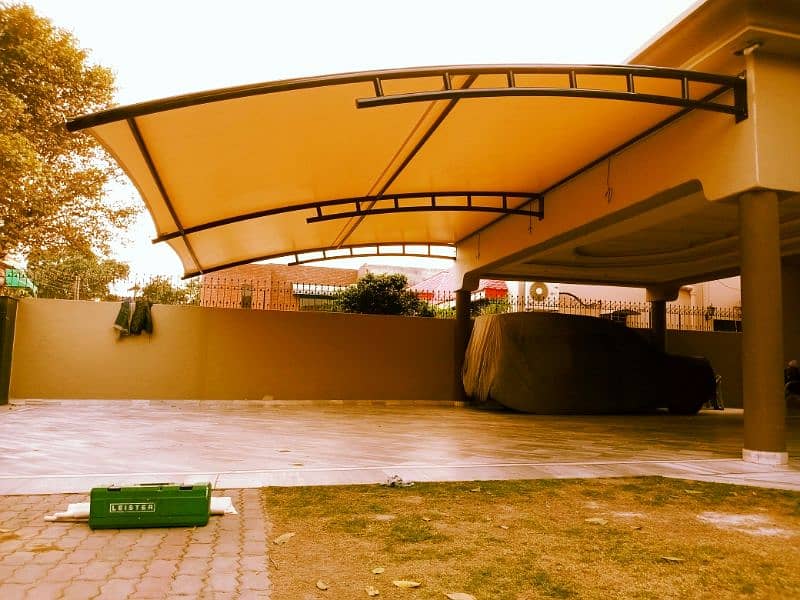 Car Parking Shades | Tensile Fabric | Wall sheds 13