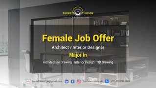 Female Architect / Interior Designer Required