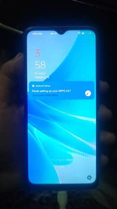 Oppo A57 Mobile with charger box