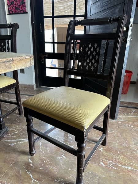 6 Chairs Dining Table Set 2