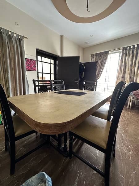 6 Chairs Dining Table Set 3