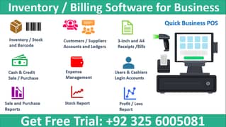 POS Inventory Billing Software - Mart Bakery Grocery Store Hardware