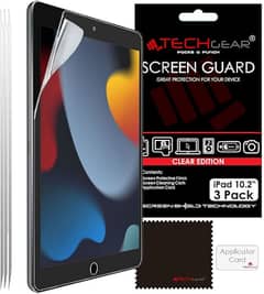 TECHGEAR 3 Pack Screen Protector for iPad 10.2" 2021/2020 / 2019
