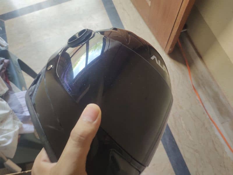 Alpha helmet brand new full black 0