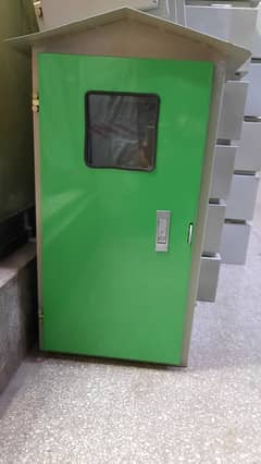 Green Meter Panel Box with Lock