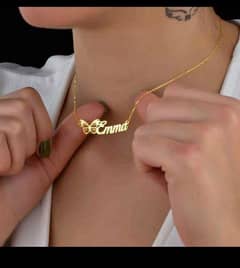 Name locket necklace Braslet cufflinks bangle designs