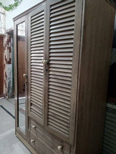 3 door cupboard good condition 2