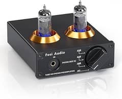 Fosi Audio Box X2 Phono Preamp, Mini Stereo Audio Hi-Fi Preamplifier