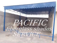 fiberglass shade,conopy fiberglass doors green net jali parking shade