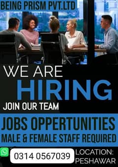 Jobs | Staff Required | Male & Female, Jobs