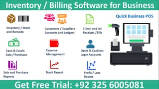 Inventory Billing POS Software Hardware Auto Parts  Electronics Bakery