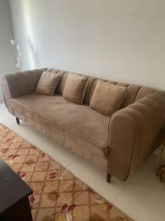 7 seater sofa set with centre table and two side tables