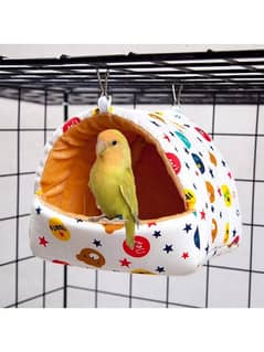 Luxurious Bird House and Cushion Set