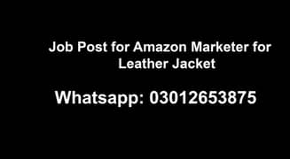 Amazon Private Label FBM Job Post