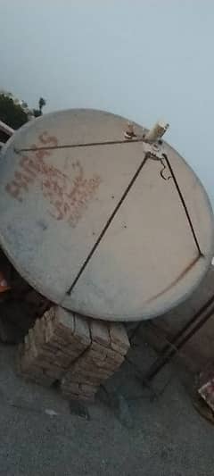 dish antenna with stand and receiver