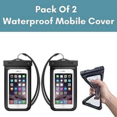 Waterproof cover for mobile. Pack of 2. Cash on delivery