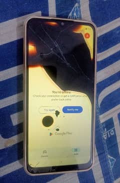 Oppo A31 6gb 128gb non-pta, panel broken he, touch working.