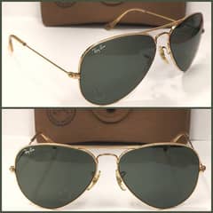 Vintage RayBan Bausch & Lomb USA Sunglasses, Gold Plated