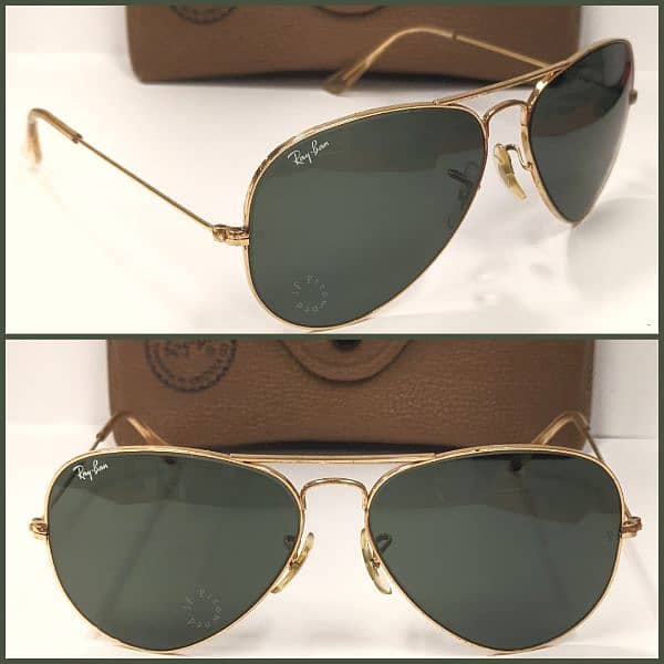 Vintage RayBan Bausch & Lomb USA Sunglasses, Gold Plated 0