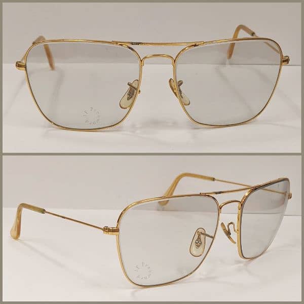 Vintage RayBan Bausch & Lomb USA Sunglasses, Gold Plated 4