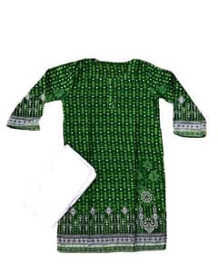 2 Piece Women's Stitched lawn Printed Suit