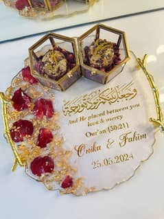 resin nikah tray