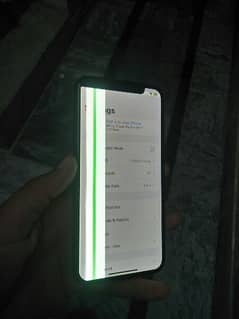 iphone x 64 gb non pta total geniun h AJ hi panel me lines ai hn