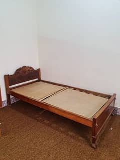 Wooden bed