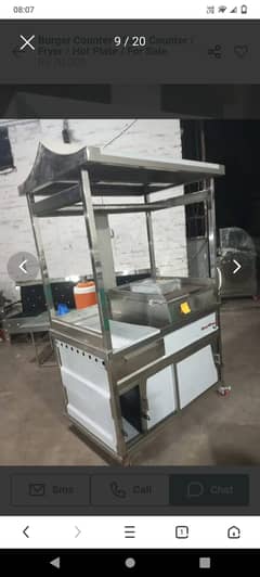 shawarma counter 4 foot 5 burger Counter/