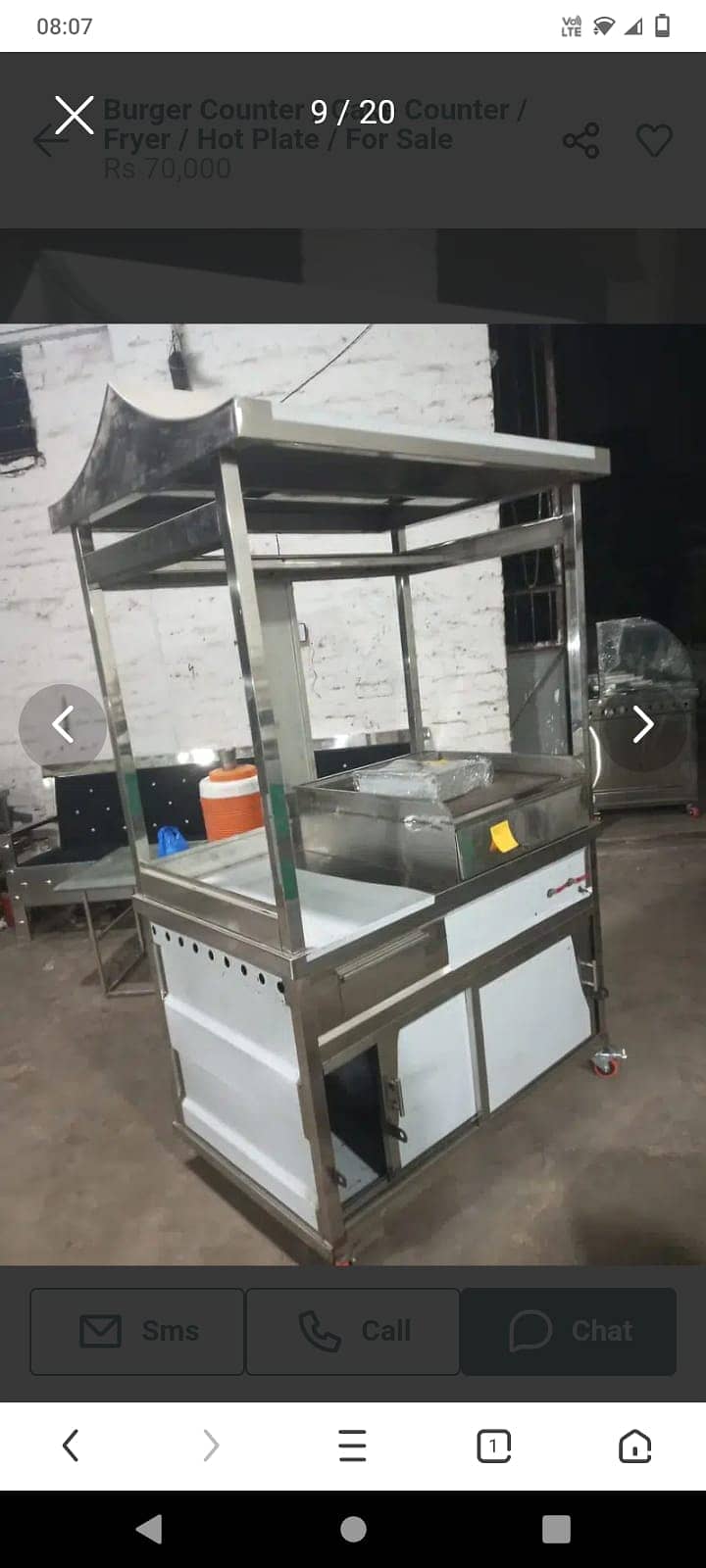 shawarma counter 4 foot 5 burger Counter/ 0