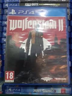 ps4 used dvd wolfenstein 2