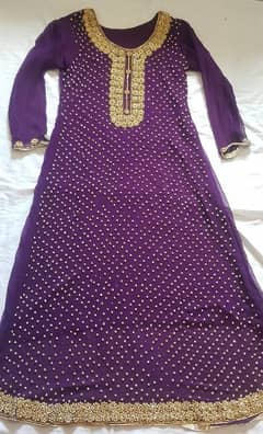 pure stitched dress one time used