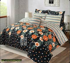 7 pieces cotton printed comforter set free delivery