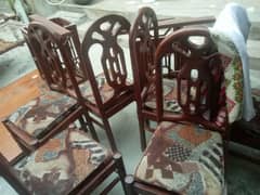 Dining table larger size 6 chairs
