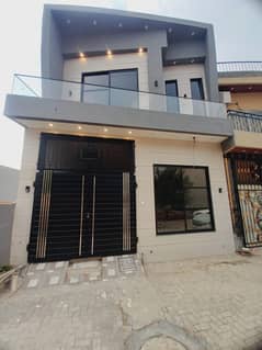 4 marla Brand new double unit modern design most luxurious bungalow for sale in Khuda baksh colony new airport road lhr